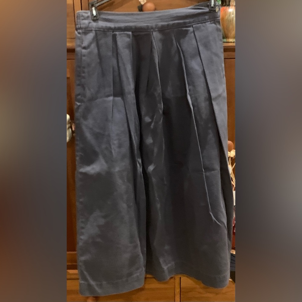 Carroll Reed, blue midi skirt, size 12, nearly new